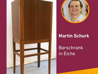 Die Gute Form 2024: Martin Schurk, Barschrank in Eiche